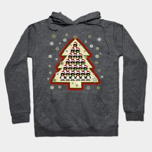 Christmas Penguin Pyramid Hoodie